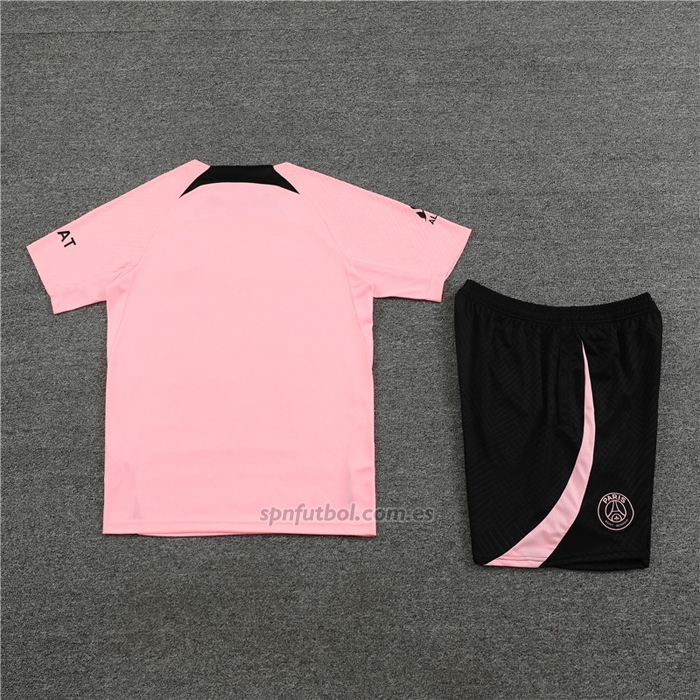 Chandal del Paris Saint-Germain Manga Corta 2022-2023 Rosa - Pantalon Corto